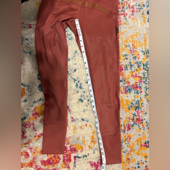 ADIDAS By STELLA MCCARTNEY Clay Red Leggings - Picture 9 of 10